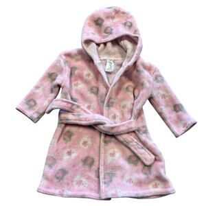 Gentle Steps Pink Elephant Robe Size 0-9 Mo.